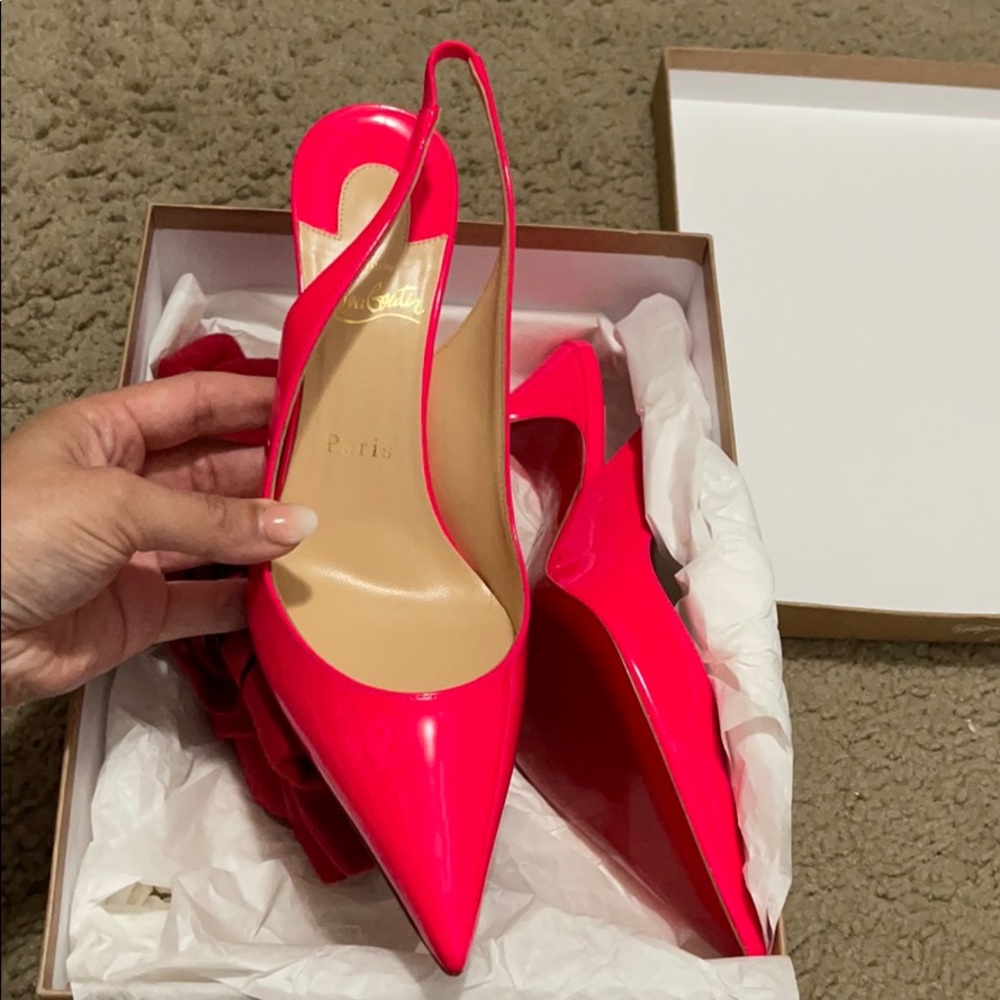 Brand new in box Clare sling Louboutins